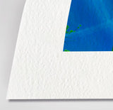 A sample swatch of our cold-press archival-quality paper, designed to show the paper's visible texture, which is similar to watercolor paper.