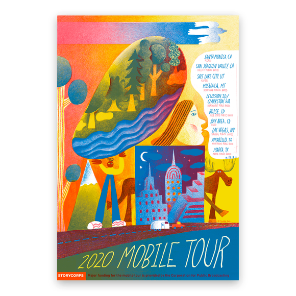 Limited-Edition Mobile Tour 2020 Poster